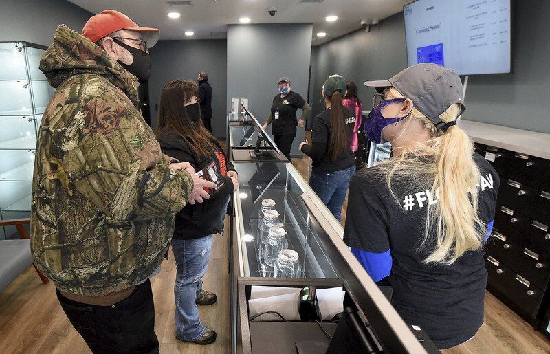 Neosho's first medical marijuana dispensary draws big turnout on opening day